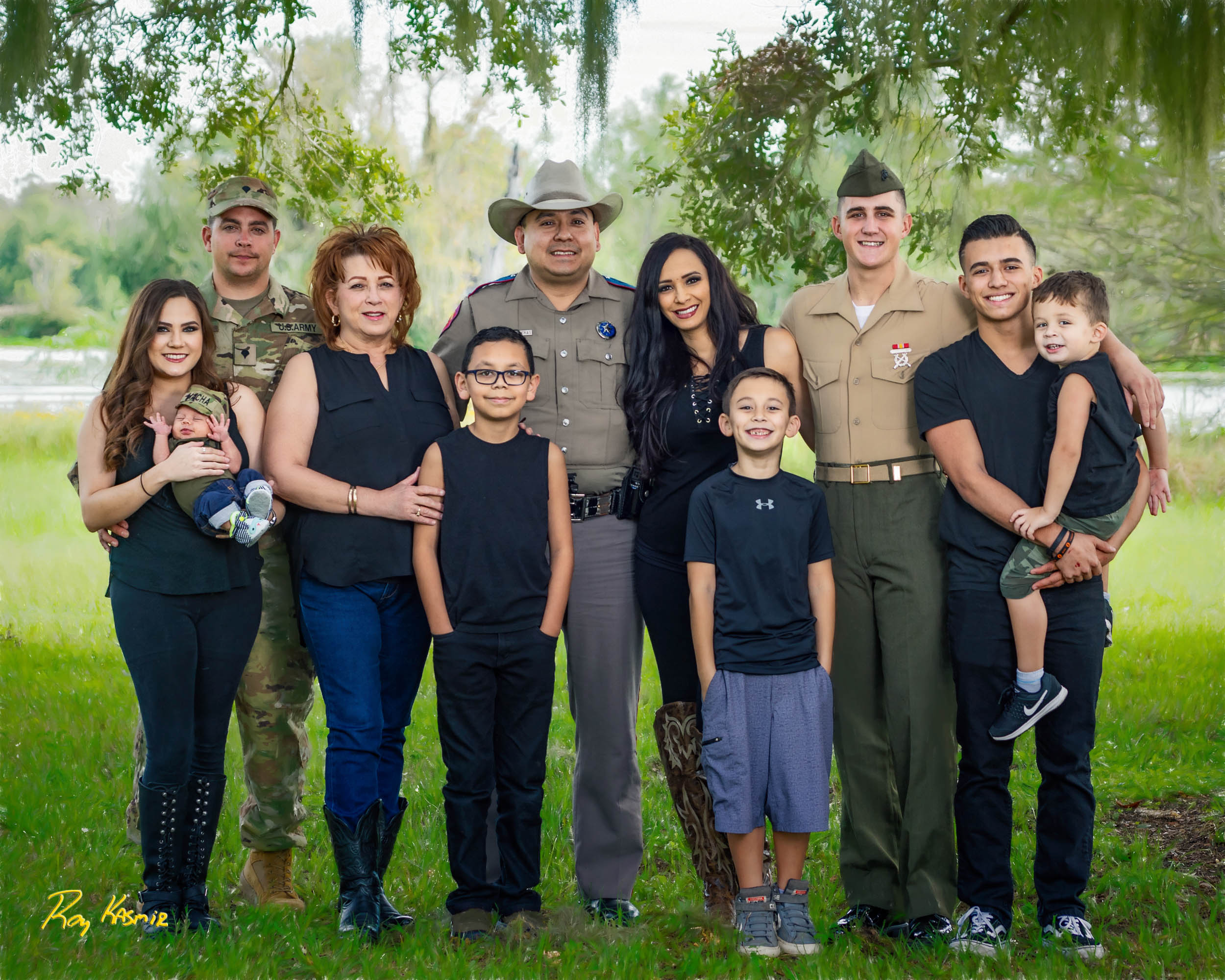 family pictures in the park